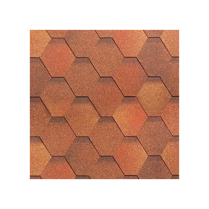 Гибкая черепица однослойная Технониколь Шинглас Кадриль Яшма